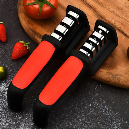 Pro-Edge™ Aiguiseur Couteau 4-en-1 : Tranchant Parfait Garanti